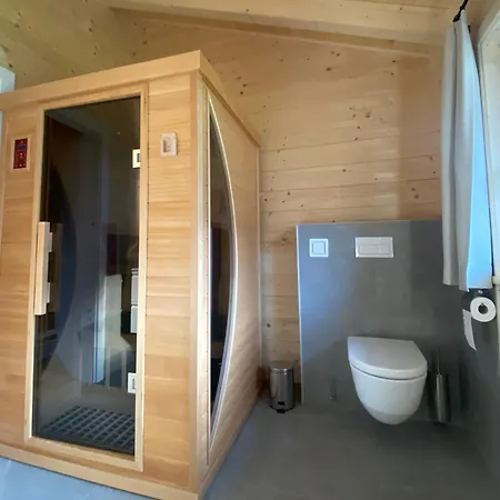 Διαμέρισμα Entspannen Im Holzchalet Mit Panoramablick, Ruhe Und Infrarotsauna