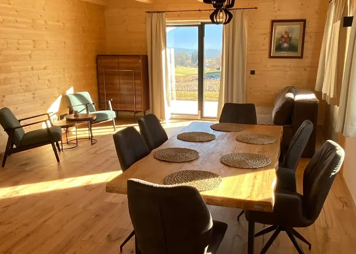 דירה Entspannen Im Holzchalet Mit Panoramablick, Ruhe Und Infrarotsauna *