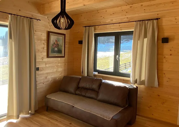 Entspannen Im Holzchalet Mit Panoramablick, Ruhe Und Infrarotsauna הרמגור
